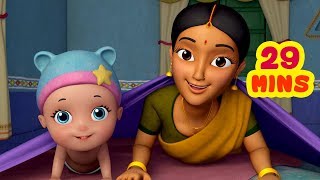 என் செல்ல கண்ணே  Tamil Rhymes for Children Collection  Infobells [upl. by Kcinimod]