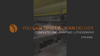 Mailander 122A tandem printing with coater and LTG tunneloven  Cazander Bros amp Sis [upl. by Soni]