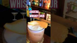 Whiskey Sour Cocktail drink cocktail lounge shortvideo short [upl. by Cal]