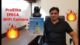 ProElite IP01A Wifi Camera Unboxing amp working  Latest IP Camera CCTV [upl. by Ahseital173]