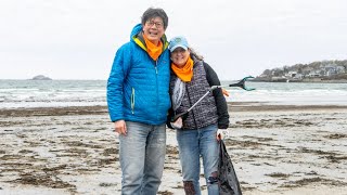 Aquent Earth Day Beach Clean Up at Nahant Beach [upl. by Valdes]