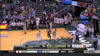 GW Mens Basketball Moments of 201415 Diamond Head Classic Championship [upl. by Kcirtap]