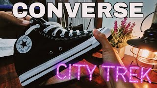 Review Converse City Trek Black White Basic Seperti sepatu boots gunung [upl. by Esinej]