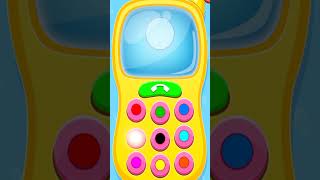 Tring Tring 📞 Calling Colours 📱 Colour 🔴🔵⚫⚪names for kids and toddlerstrending viralvideoshorts [upl. by Jacquenette]