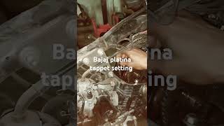 Bajaj platina tappet setting [upl. by Johannes]