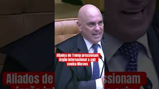 Aliados de Donald Trump pressionam órgão internacional a agir contra Moraes [upl. by Aiello]