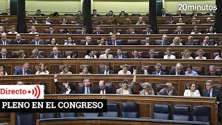 Pleno en el Congreso de los Diputados Ley de Extranjería y reforma del Poder Judicial [upl. by Krissie]