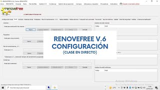 CLASE EN DIRECTO RENOVEFREE V6 CONFIGURACIÓN [upl. by Ayatnahs914]