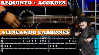 Tutorial  Alineando cabrones  Sergio Vega  Requinto  Acordes  TABS [upl. by Allisirp]