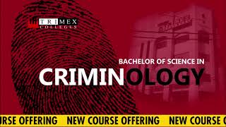 TRIMEX COLLEGES Criminology Ad [upl. by Kcirdahc]