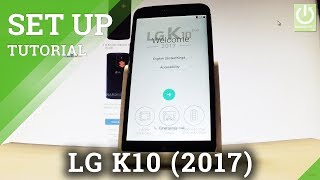 Initial Setup LG K10 2017  Beginners Guide  LG Activation [upl. by Bruno]