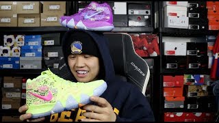 Kyrie 4 Confetti Reivew  On Foot [upl. by Bernard346]