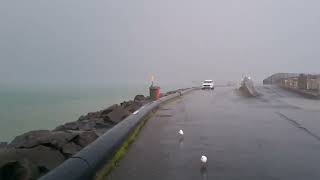 Fishing Once Again On Lee Breakwater For Snapper In Foul Rainy Windy Weather [upl. by Hinson190]