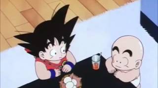 Goku zoando Kuririn  Ah desculpa eu esqueci que você não tem nariz [upl. by Eliga]