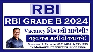 RBI Grade B 2024 Vacancies Update I dont have any concrete information [upl. by Ennaeilsel485]