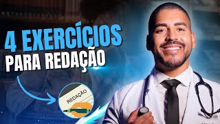 4 exercícios para aprender redação e Passar em Medicina no Enem ou vestibulares [upl. by O'Kelly692]