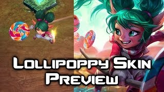 Lollipoppy Skin Preview  League of Legends [upl. by Pollerd]