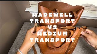 Madewell Transport vs Medium Transport Tote [upl. by Knoll]