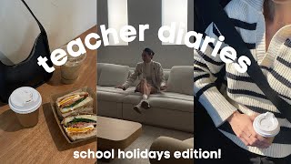 life of a teacher  content creator on holidays try on haul unboxing amp home build updates vlog 🕊️ [upl. by Enileuqkcaj]