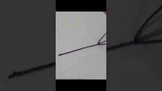 How to do whipped back stitch hand embroidery  shorts  tutorial [upl. by Werbel338]