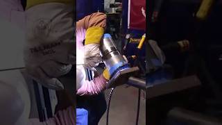 Hastelloy Tig Welding on Pipe shorts [upl. by Yuh]