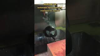 automatic spray painting machine for helmet [upl. by Bromley950]