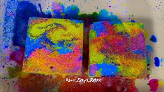 ASMR Glitter Dyed Gym Chalk [upl. by Ronica444]