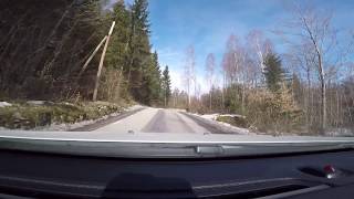 Hylses Blekingeturné  Rosenholm  ALLATORP  skogar  RÖDEBY  180319  GoPro 5 [upl. by Anilatak]