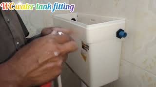 WC water 💦 🌊 tank fitting easy plumbingfitting [upl. by Aramoix]