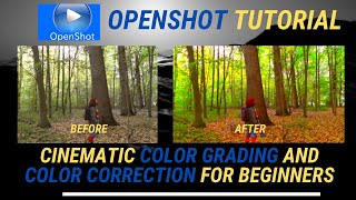 How to convert Normal Video to Ultra HD Cinematic Color Grading EASY WAY Openshot Color Correction [upl. by Coleman]