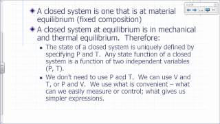 Physical Chemistry Lecture Partial Derivatives in Thermodynamics Part 2 [upl. by Tcideneb252]