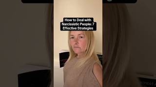 How To Deal With Narcissistic People 7 Effective Strategies [upl. by Ellehsor]