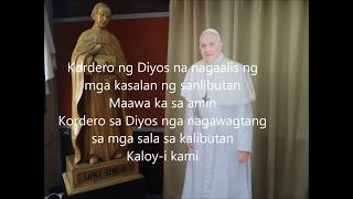 Kordero ng Diyos bass papal visit 2015 [upl. by Issej]