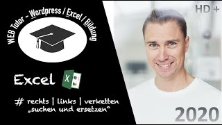 Praktische Formeln amp Funktionen  links rechts verketten suchen amp ersetzen  für den Alltag [upl. by Chaing]