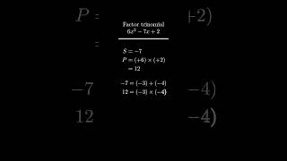 Factoring Trinomials maths ai animation [upl. by Browne]