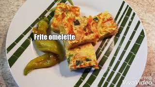 Recette simple et rapide Frite omelette [upl. by Rehpotsirh]