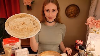 ASMR Scandinavian Pancakes🥞✨️ Soft Spoken Cooking🌷 PlantBased Recipe🩷 [upl. by Cosme]