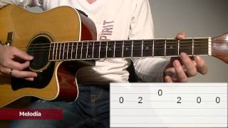 How to play Ode to Joy LVBeethoven Acoustic Guitar Tab Lesson TCDG [upl. by Arrio153]