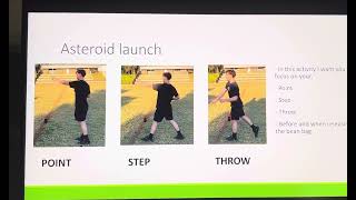 Overarm stationary throwing By Kahlee Power HLTH1002 [upl. by Pubilis]