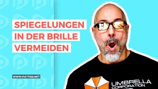 Spiegelungen in der Brille vermeiden  So fixt du Reflexionen im Video [upl. by Lehpar]