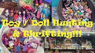 Toy  Doll Hunting amp Thrifting OVER AN HOUR of Vintage amp New Treasures [upl. by Bernat48]