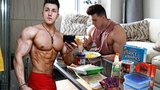 Building Lean Muscle FULL DAY OF EATING with Brandon Harding [upl. by Arakihc]