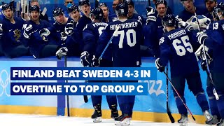 🏒 Finland 🆚 Sweden  Mens Ice Hockey Beijing 2022 [upl. by Heddy]