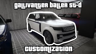 GTA Online  Gallivanter Baller STD Customization [upl. by Alexandre]