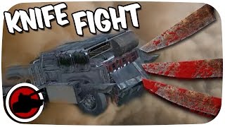 Crossout Builds ✠ KNIFE TO A GUNFIGHT ✠ Crossout Multiplayer PC Gameplay [upl. by Clie]