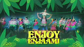 Enjoy Enjaami Song Dance Performance  2023 Annual Day Celebration  Jay School  Salem [upl. by Nelleyram502]