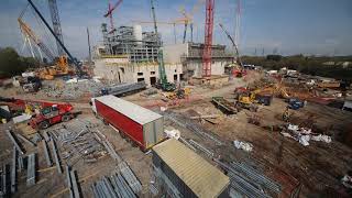 Time lapse of Viridors new Avonmouth Resource Recovery Centre RRC [upl. by Adorl754]