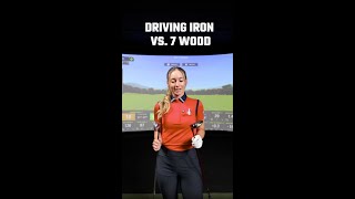 Driving Iron vs 7 Wood with Hannah Gregg [upl. by Tuttle169]