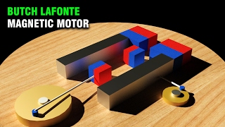 Free Energy Butch Lafonte Magnetic Motor Magnetic Experiments [upl. by Shere]