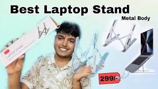 Best Laptop Stand Under 300rs  Portable Laptop Stand With Metal Body [upl. by Atem]